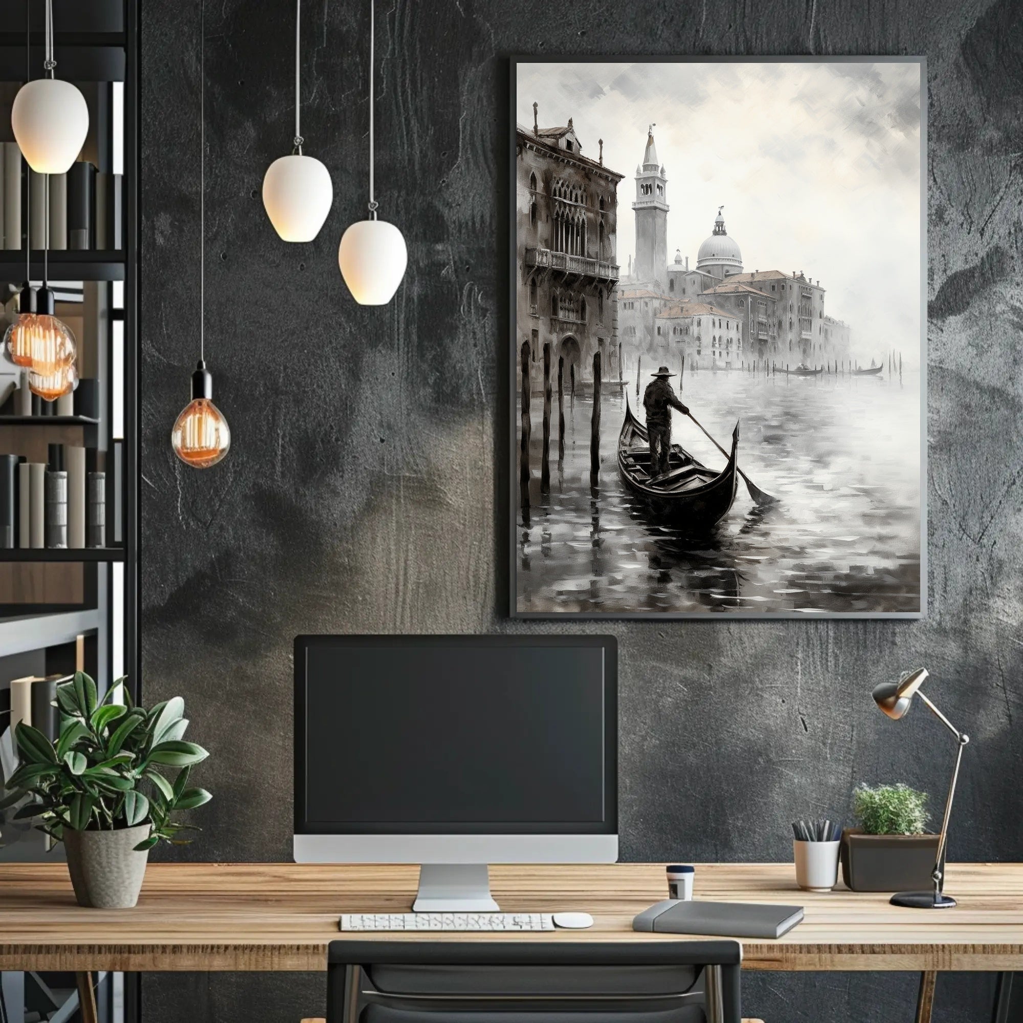 Venetian Gondola Journey Poster