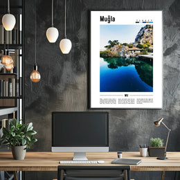 Muğla's Natural Beauty and Cultural Heritage Travel Poster PosterGoat
