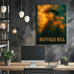 Buffalo Bill Wild West Cultural Vintage Heritage Poster