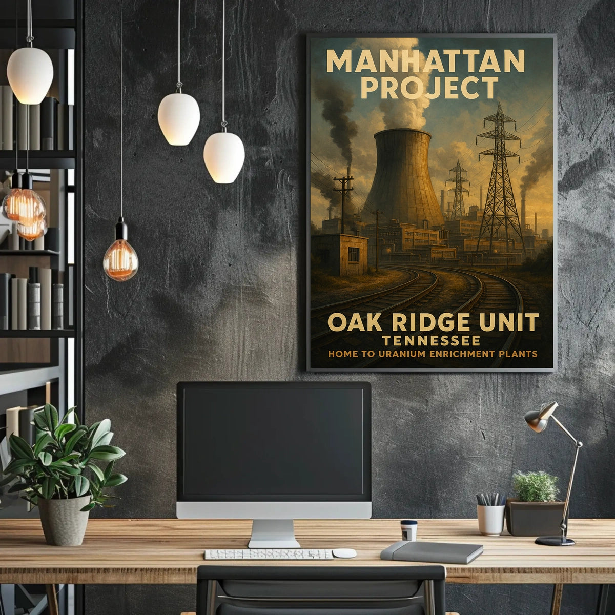 Manhattan Project Oak Ridge Unit Poster