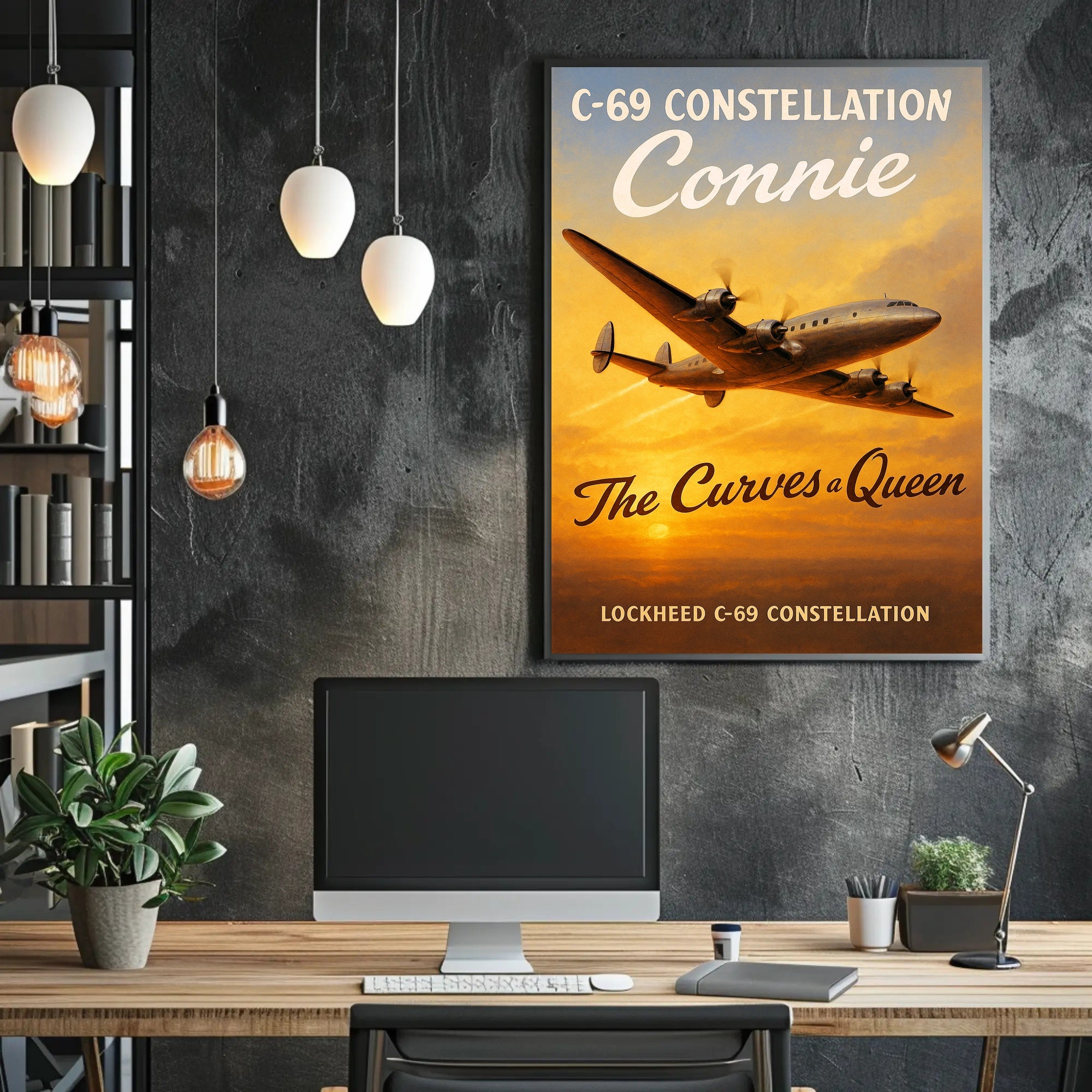Lockheed C-69 Constellation Connie Poster PosterGoat
