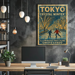 Tokyo Crystal Winter Poster