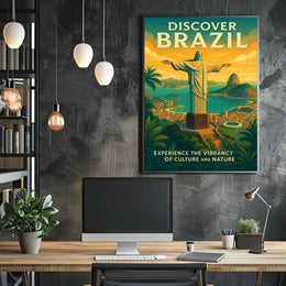 Discover Brazil Poster