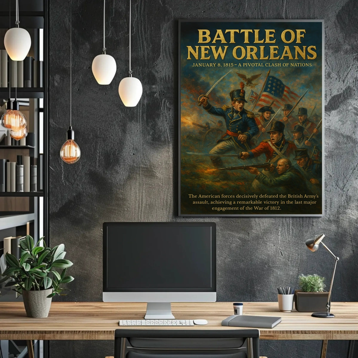 Battle Of New Orleans A Pivotal Clash Poster