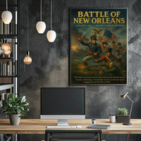 Battle Of New Orleans A Pivotal Clash Poster