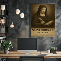 Saint Bridget Of Sweden Poster