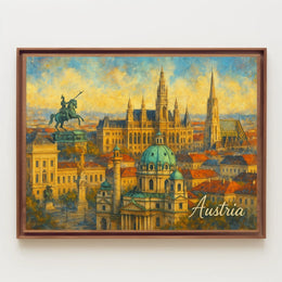 Viennas Architectural Splendor Poster