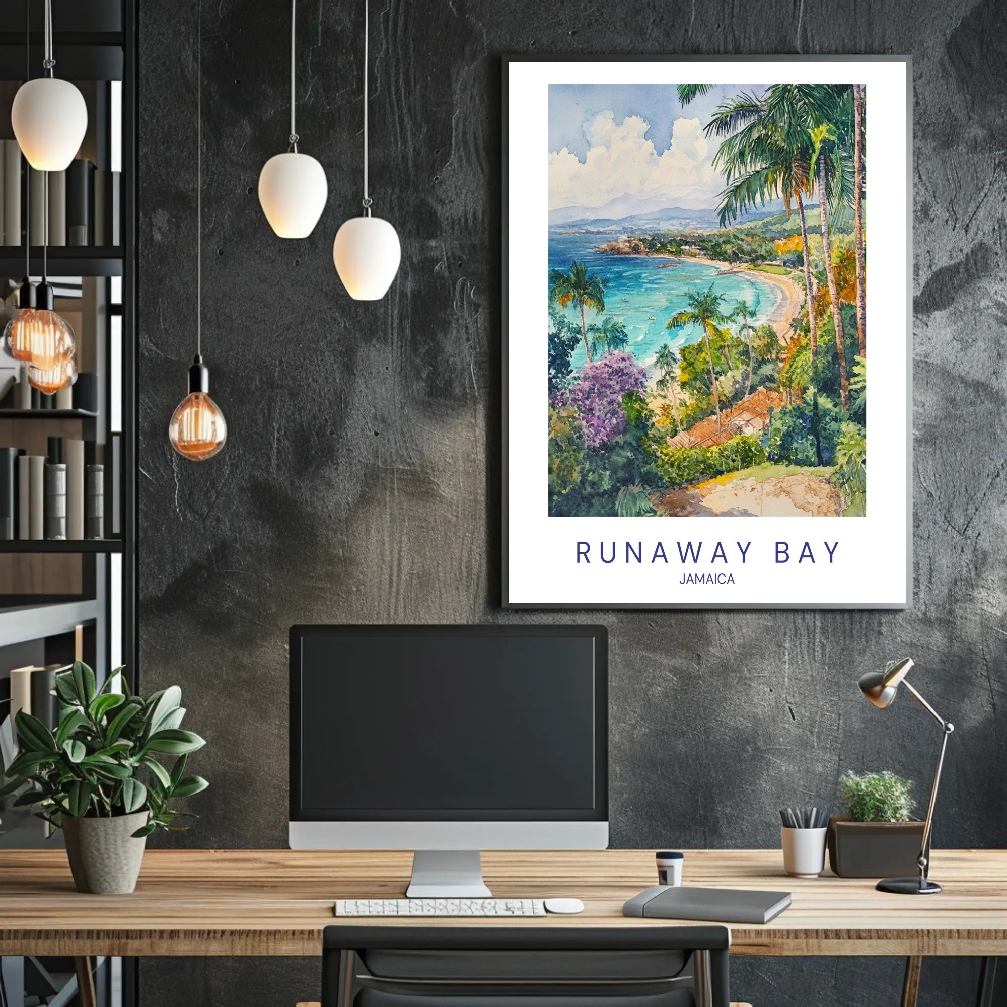 Runaway Bay Paradise Poster PosterGoat