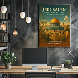 Jerusalem Where History Echoes Poster