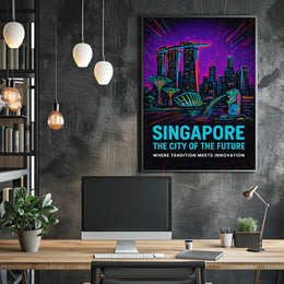 Singapore The City of the Future Poster