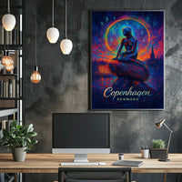 Little Mermaid Copenhagen Fantasy Art Poster
