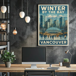 Winter By The Bay Vancouver Poster