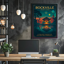 Rockville: A Twilight Canvas Poster