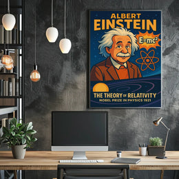 Albert Einstein Nobel Prize In Physics Poster