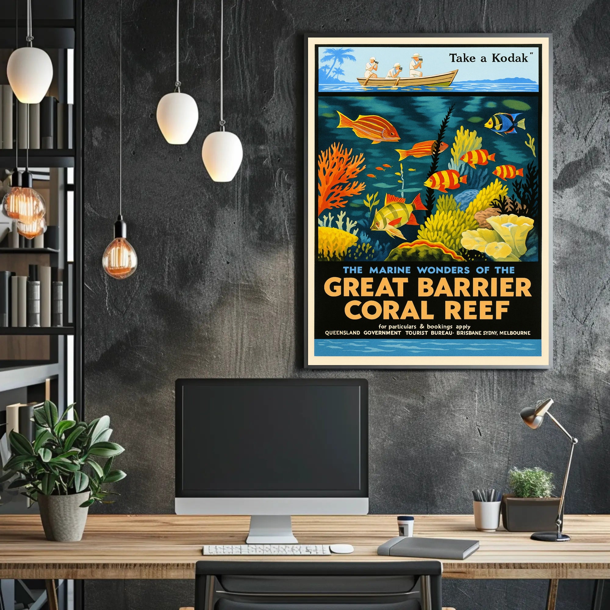 Marine Wonders of the Great Barrier Reef Poster PosterGoat