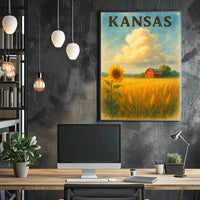 Kansas Landscape Poster