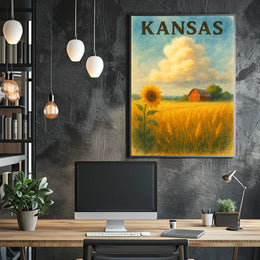 Kansas Landscape Poster
