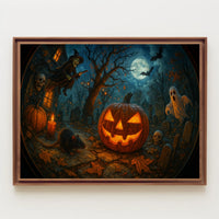Halloween Urban Night Gothic Poster