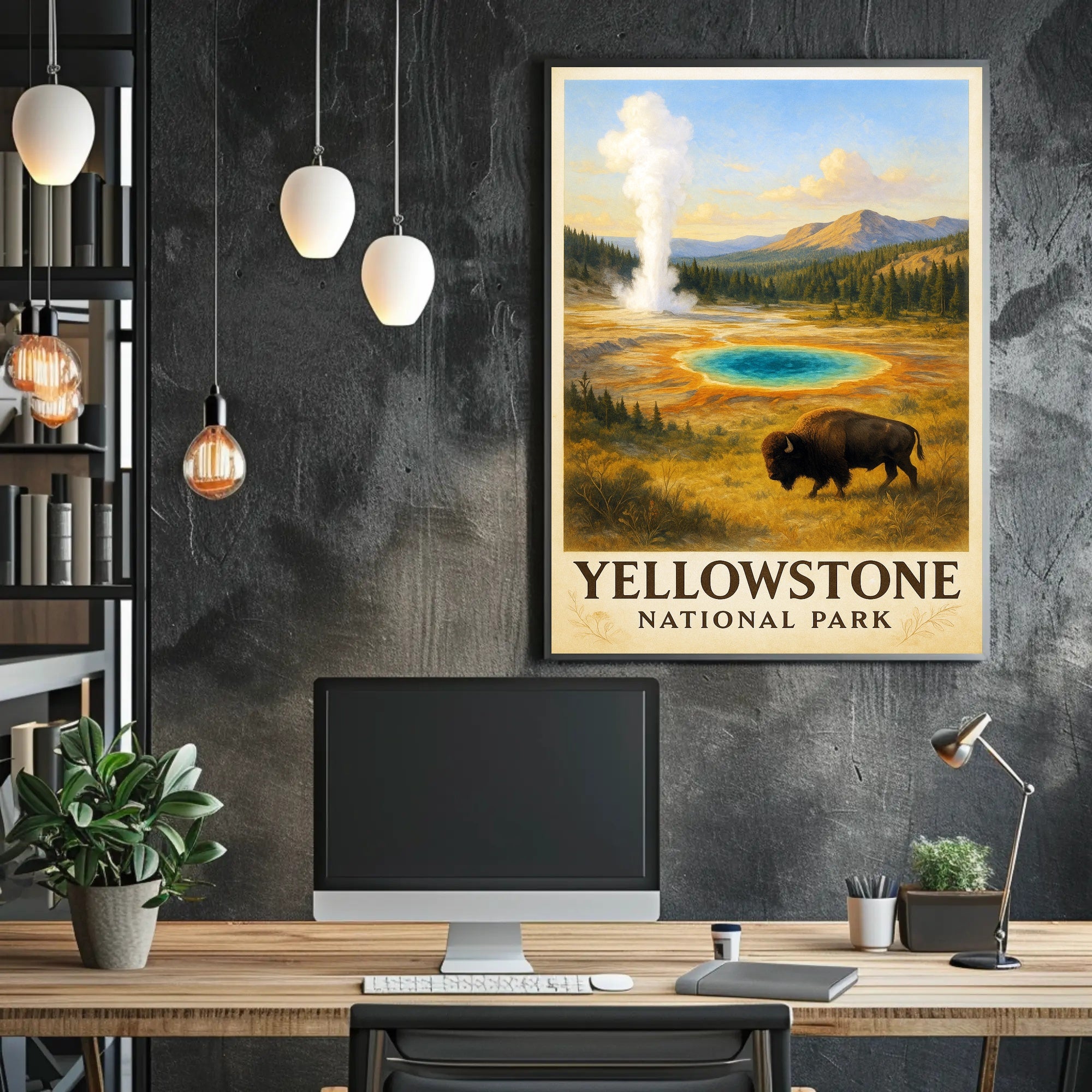 Yellowstone National Park Poster PosterGoat