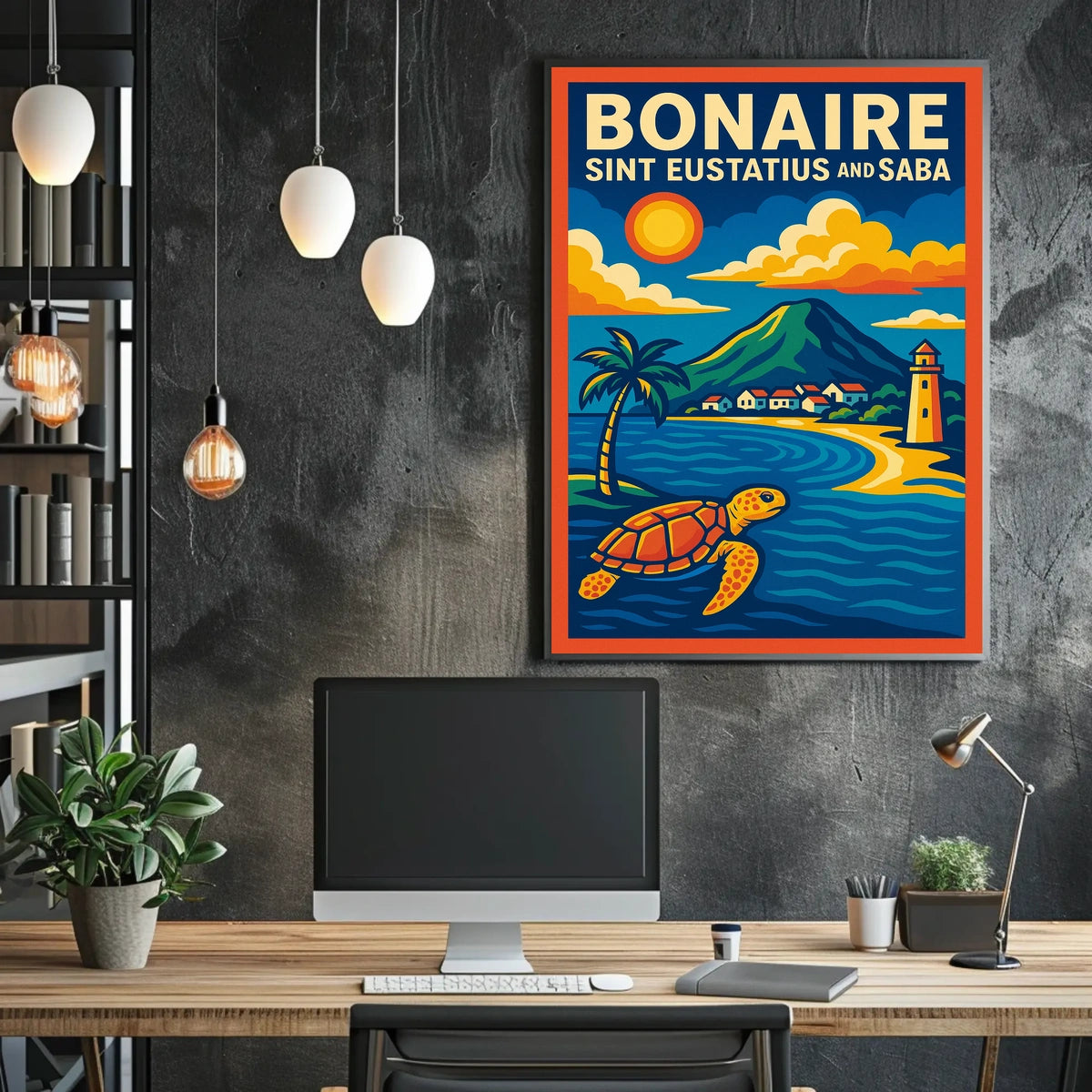 Discover Bonaire, Sint Eustatius, And Poster