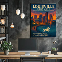 Louisville Where Tradition Meets Innovation Poster