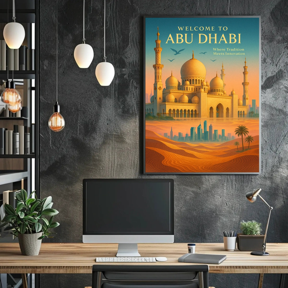 Welcome To Abu Dhabi Poster