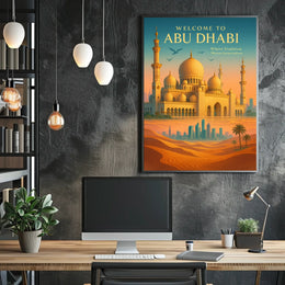 Welcome To Abu Dhabi Poster