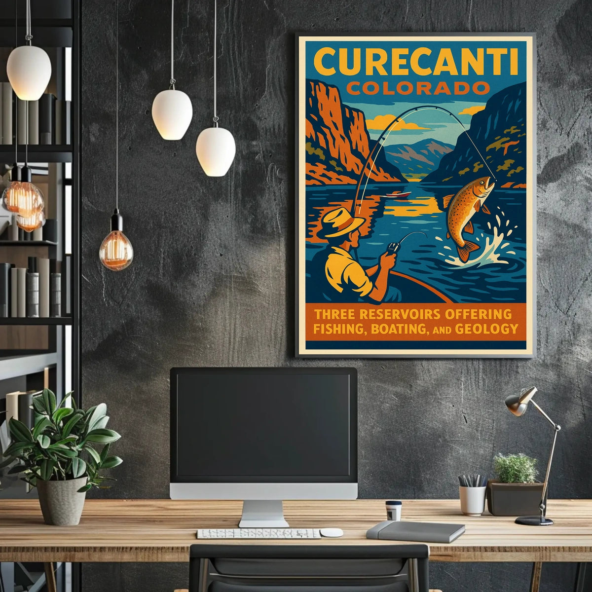 Curecanti Colorado Adventure Poster