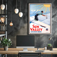 Sun Valley Skiing Adventure Poster