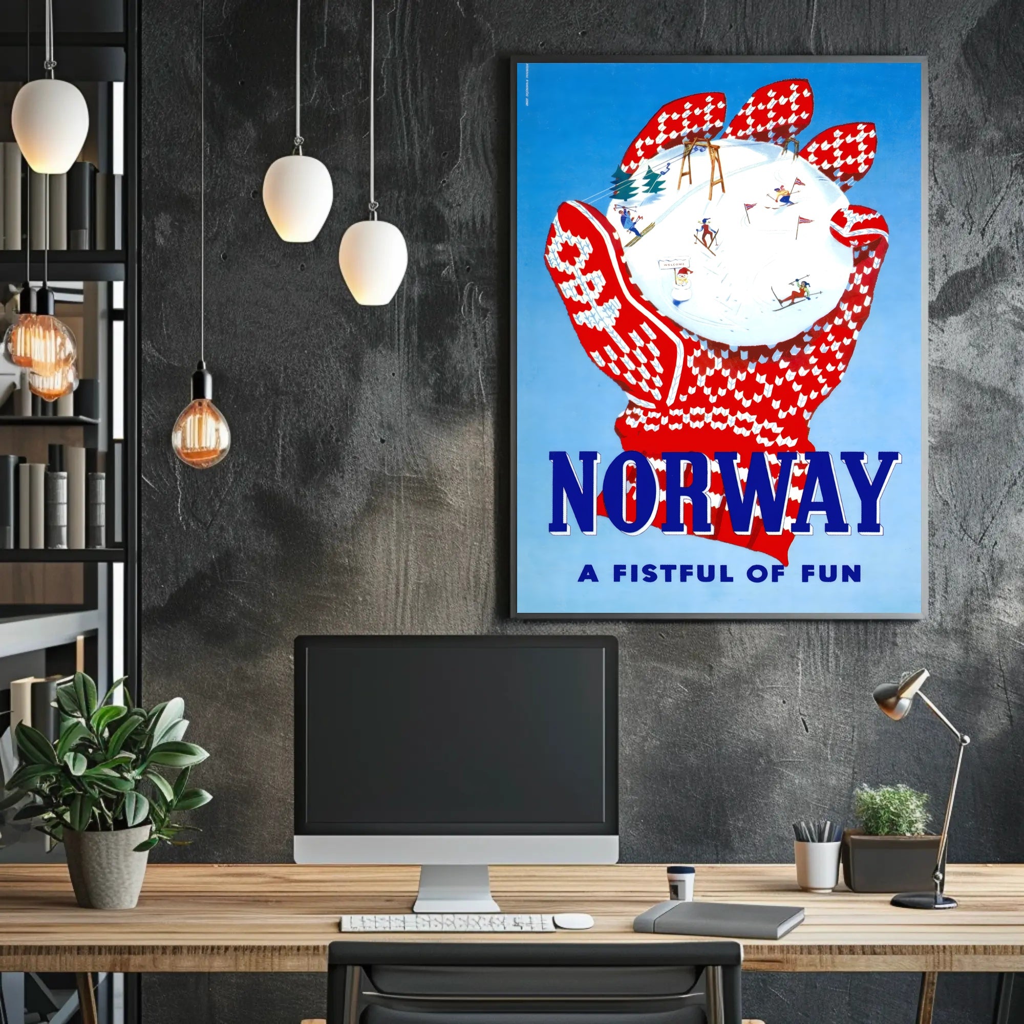 Norway: A Fistful of Fun Poster PosterGoat