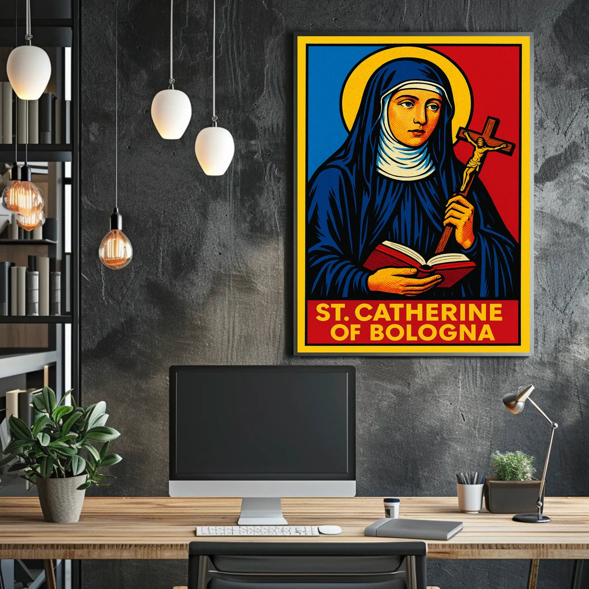 St. Catherine of Bologna Poster