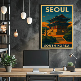 Seoul South Korea Poster