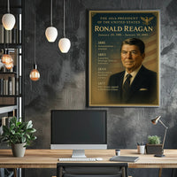 Ronald Reagan Vintage Patriotic Historical or Presidential Poster