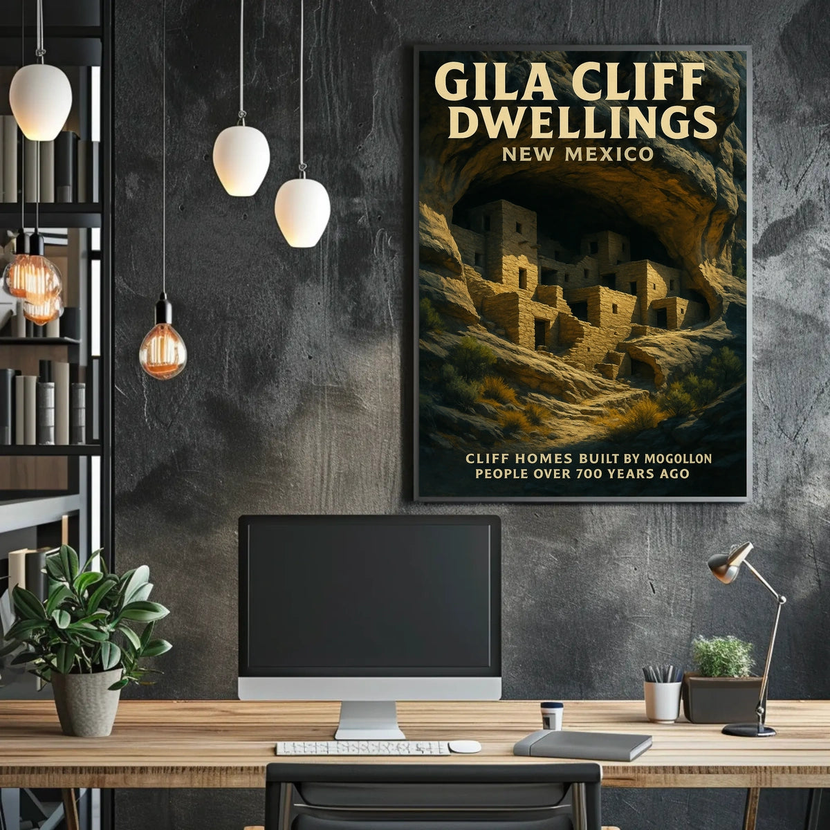 Gila Cliff Dwellings Poster