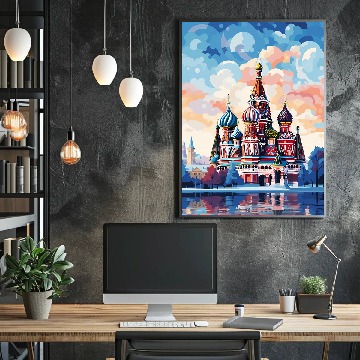 Saint Basil's Architectural Beauty Cultural or Heritage Poster
