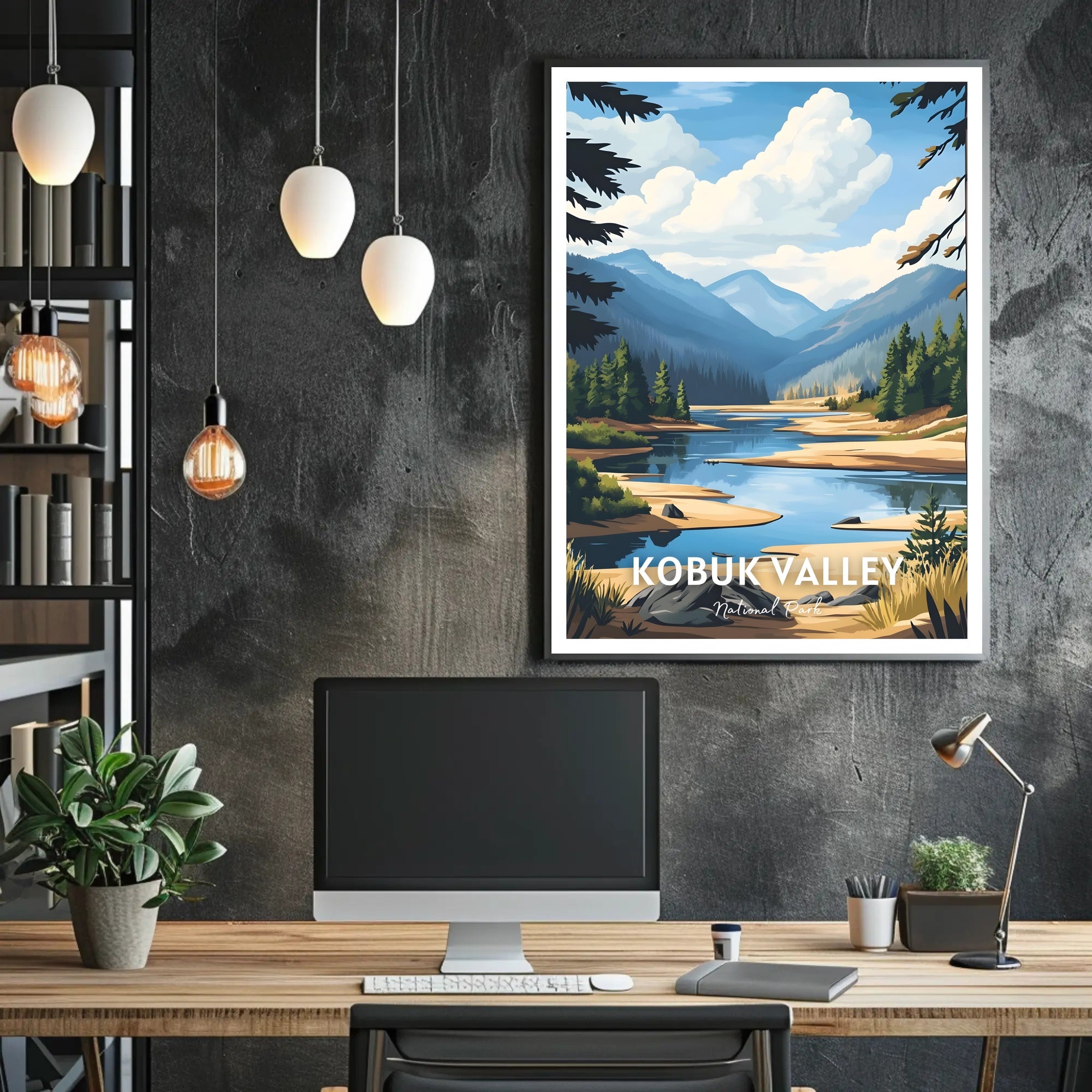 Kobuk Valley National Park Scenic Poster