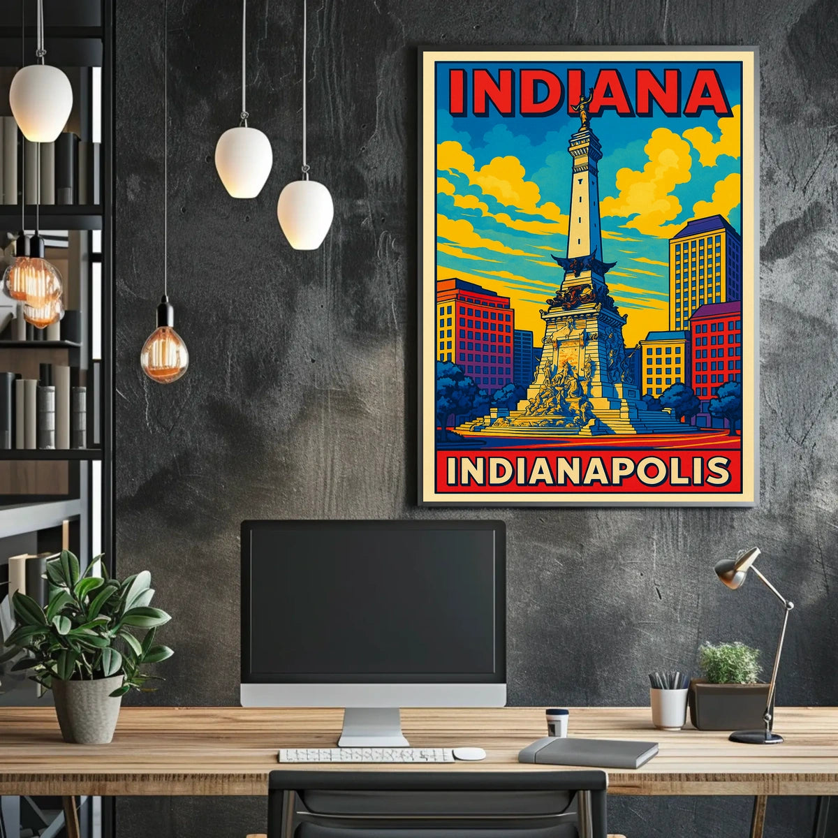Indianapolis Monument Poster