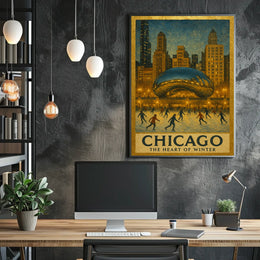 Chicago The Heart Of Winter Poster