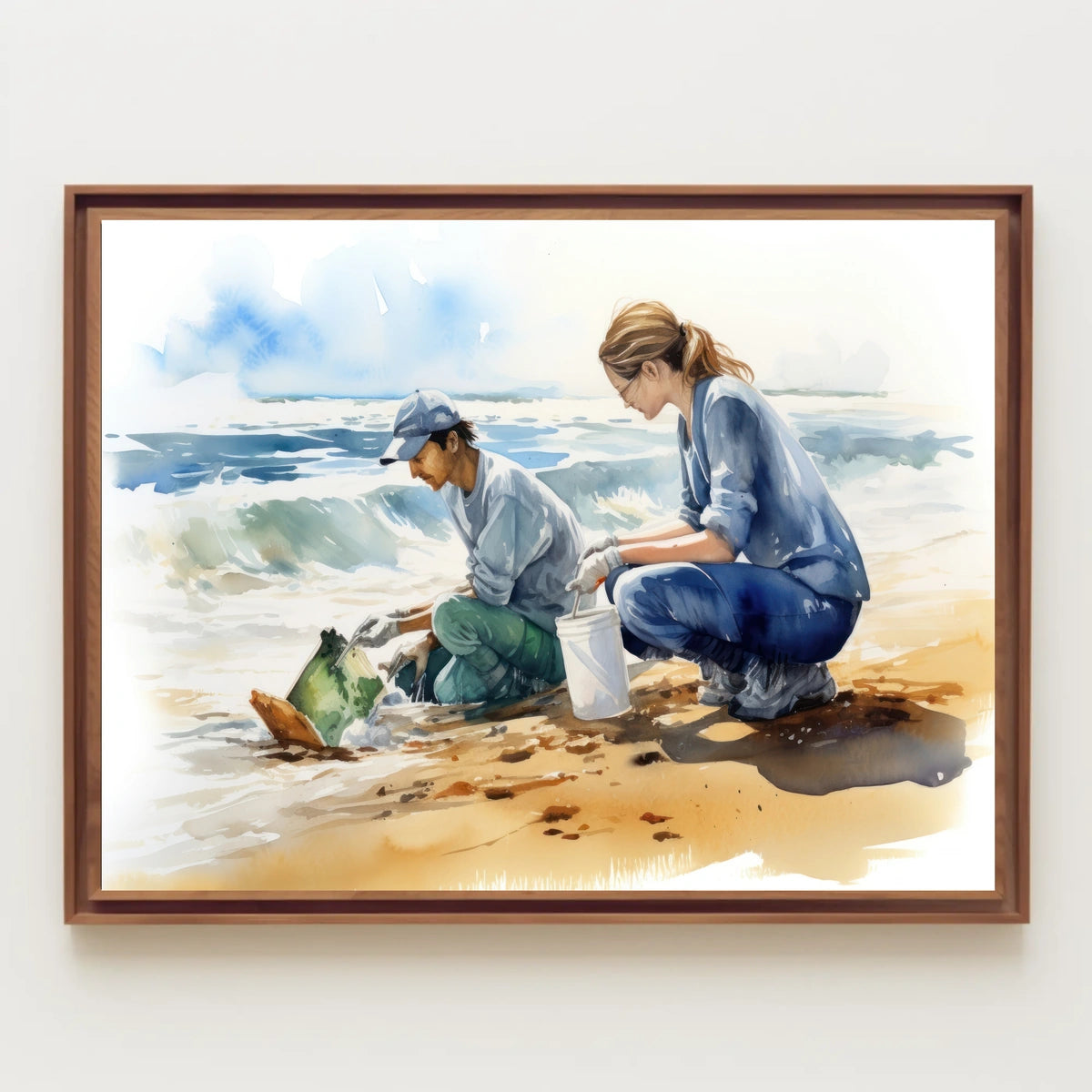 Beach Cleanup Effort Poster