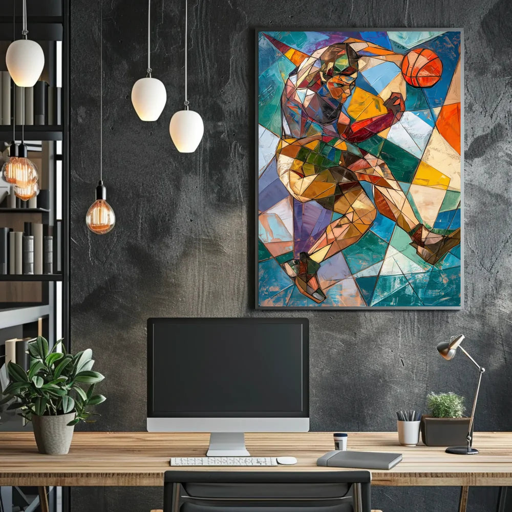 Abstract Visual Storytelling Art Poster