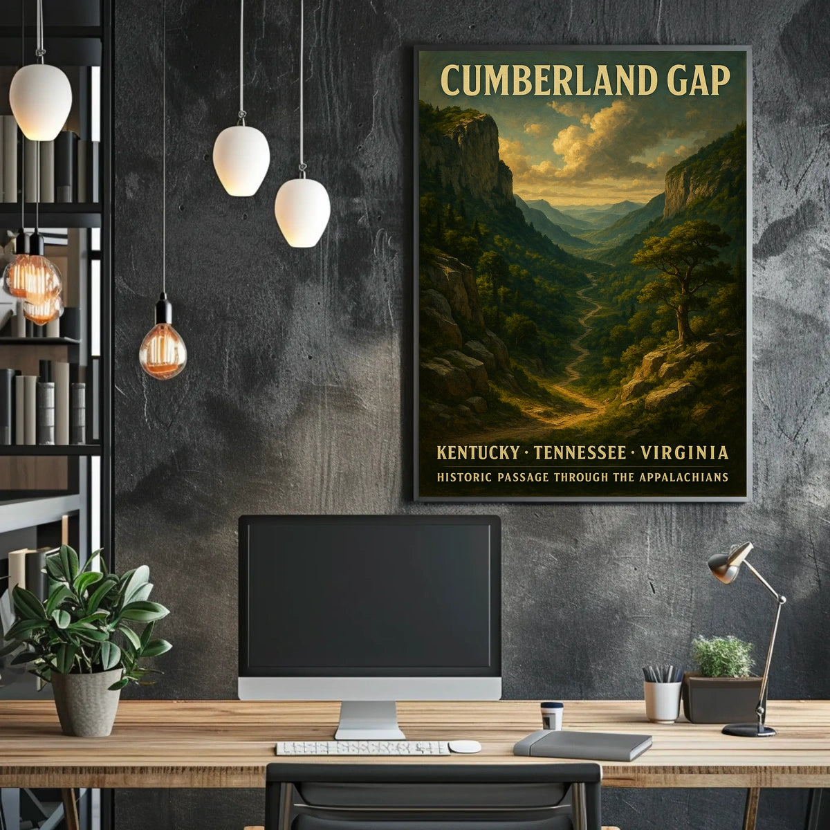 Cumberland Gap Historic Passage Poster