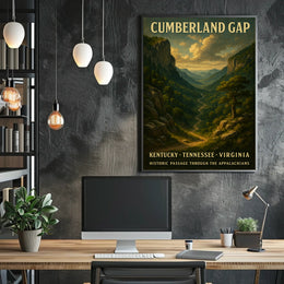 Cumberland Gap Historic Passage Poster