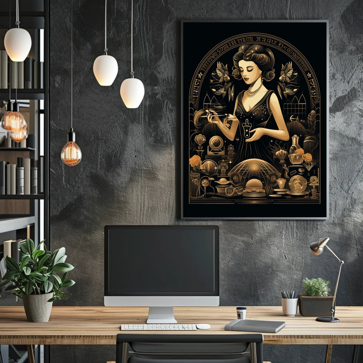 Enigmatic Elegance Poster