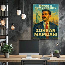 Zohra Mamdani Mayor of New York City Poster