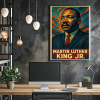 Martin Luther King Jr. A Visionary Poster