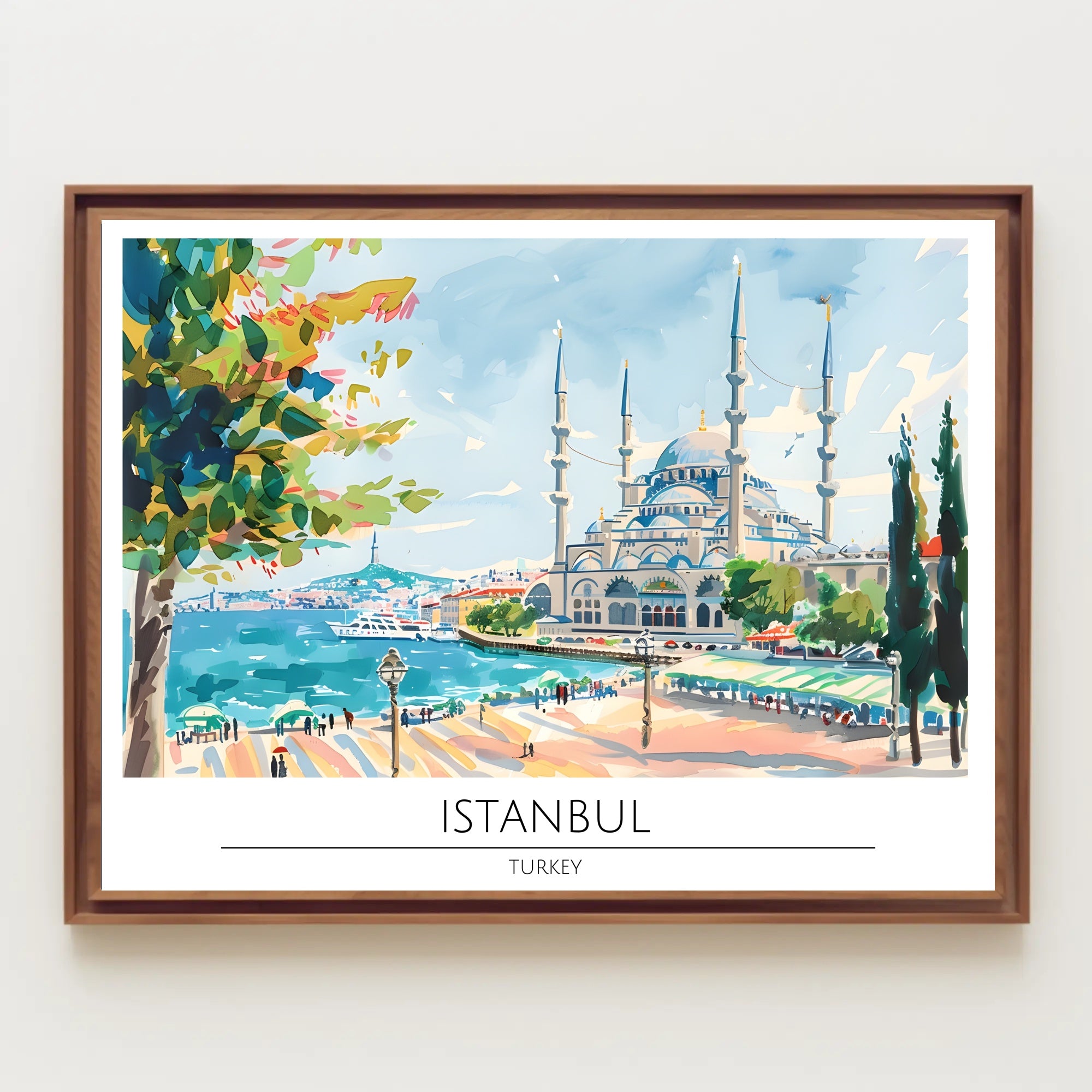 Scenic Istanbul Poster