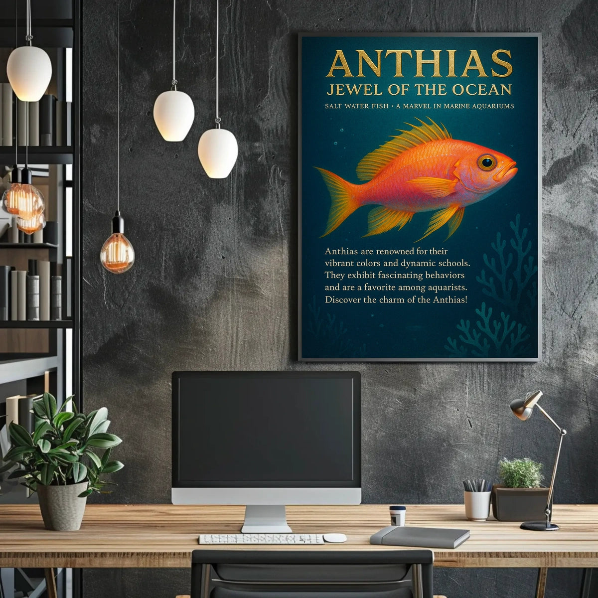 Anthias Jewel of the Ocean Poster