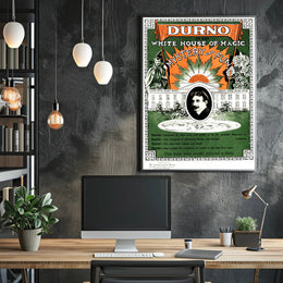 Durno Magic Show Vintage Entertainment Poster