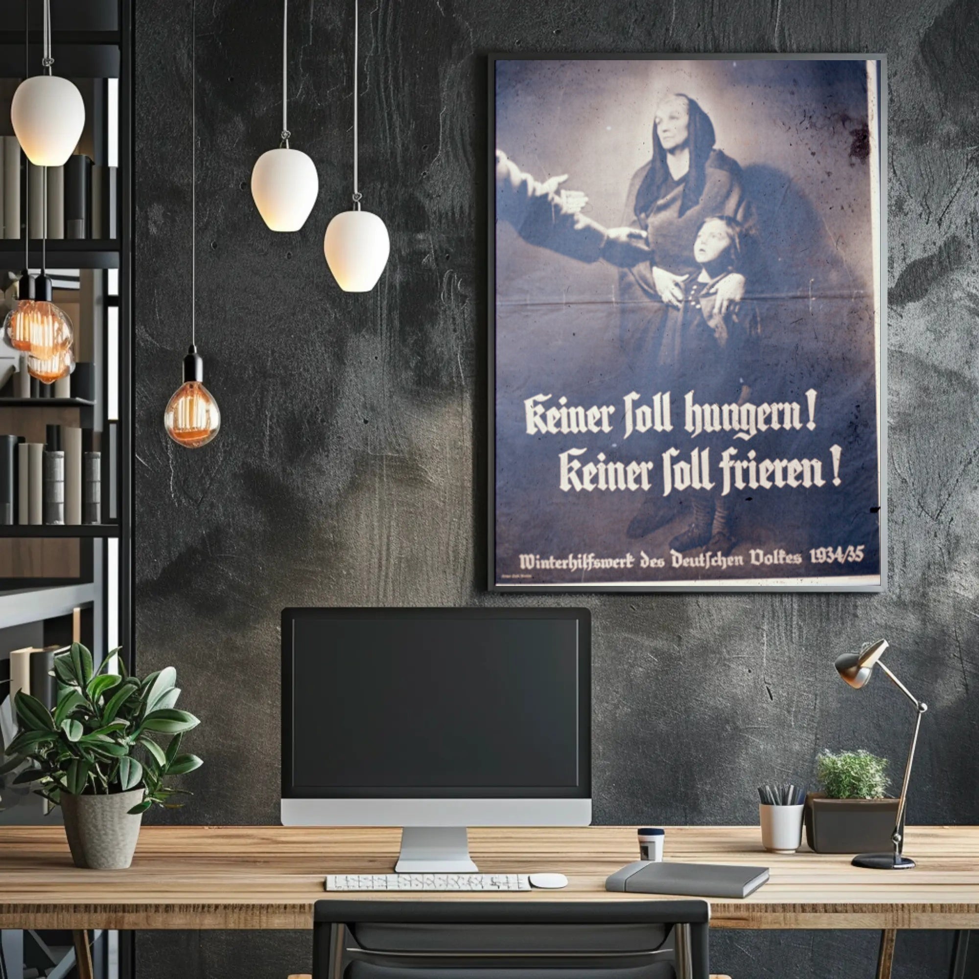 No One Should Go Hungry Or Cold Poster Art Print Decor PosterGoat