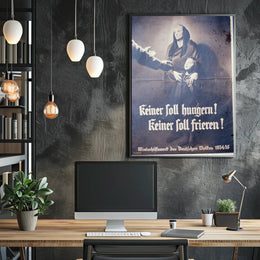 No One Should Go Hungry Or Cold Poster Art Print Decor PosterGoat